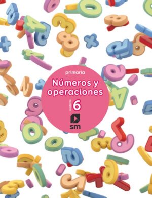 Portada del producto:  Cuaderno 6 de números y operaciones. Primaria