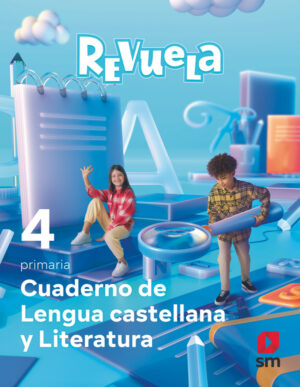 Portada del producto:  Cuaderno de Lengua Castellana y Literatura. 4 Primaria. Revuela