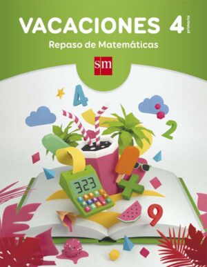 Portada del producto:  Vacaciones: repaso de Matemáticas. 4 Educación Primaria