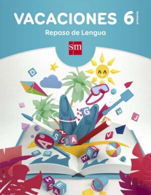 Portada del producto:  Vacaciones: repaso de Lengua. 6 Educación Primaria