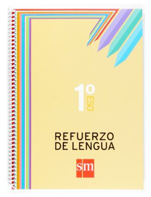 Portada del producto:  Refuerzo de lengua. 1 ESO