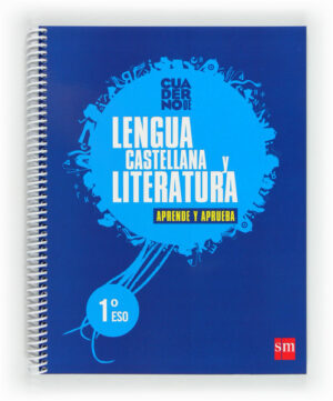 Portada del producto:  Lengua castellana y literatura. 1 ESO. Aprende y aprueba. Cuaderno
