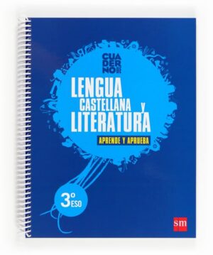 Portada del producto:  Lengua castellana y literatura. 3 ESO. Aprende y aprueba. Cuaderno