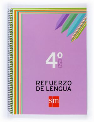 Portada del producto:  Refuerzo de lengua. 4 ESO