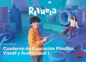 Portada del producto:  Plástica.1 Secundaria. Cuaderno. Revuela
