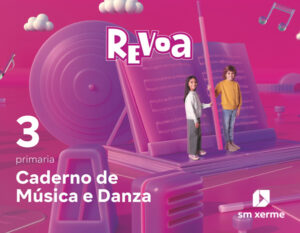 Portada del producto:  Caderno de Música e Danza. 3 Primaria. Revoa