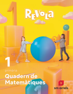 Portada del producto:  Cuaderno de Matemàtiques. 1 Primària. Revola