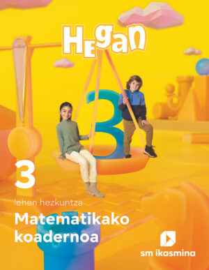 Portada del producto:  Koadernoa Matematika. Lehen Hezkuntza 3. Hegan