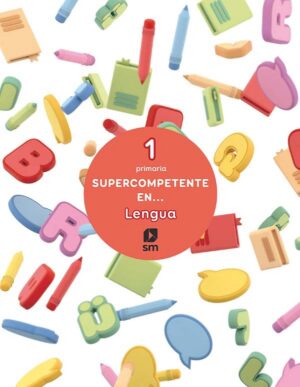 Portada del producto:  Supercompetente en…Lengua. 1 Primaria