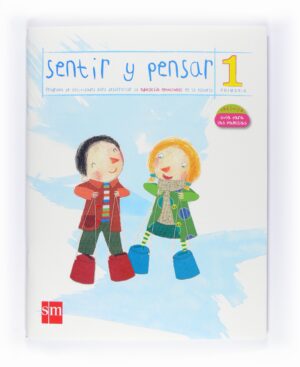 Portada del producto:  Sentir y pensar. 1 Primaria