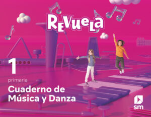 Portada del producto:  Cuaderno de Música y Danza. 1 Primaria. Revuela