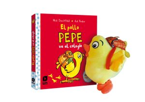 Portada del producto:  Pack El pollo Pepe va al colegio con muñeco