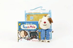 Portada del producto:  Pep i Mila. Lot Bona nit. Llibre + nino Pep