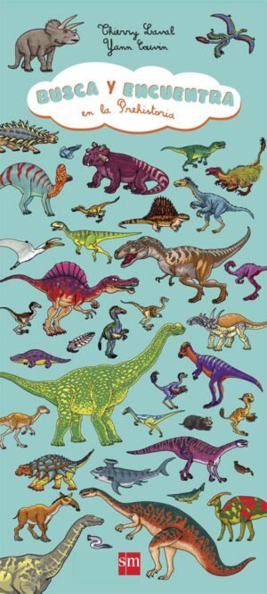 Portada del producto:  Busca y encuentra en la Prehistoria