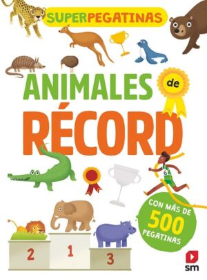 Portada del producto:  Superpegatinas. Animales de récord