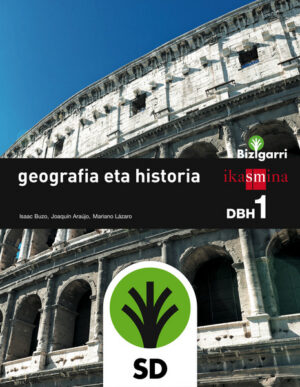 Portada del producto:  SD Alumno. Geografia eta historia. DBH 1. Bizigarri