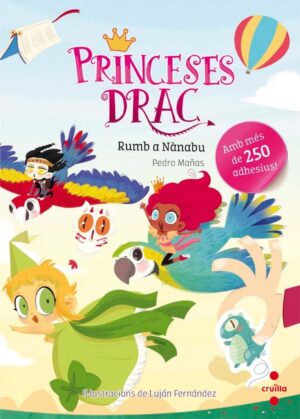 Portada del producto:  Princeses drac: rumb a Nànabu. Adhesius
