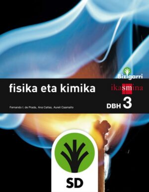 Portada del producto:  SD Alumno. Fisika eta kimika. DBH 3. Bizigarri
