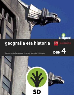 Portada del producto:  SD Alumno. Geografia eta historia. DBH 4. Bizigarri