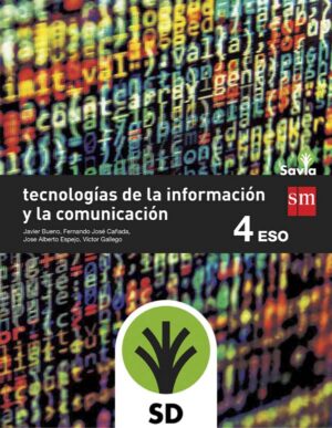 Portada del producto:  SD Alumno. Tecnologías de la información y de la comunicación. 4 ESO. Savia