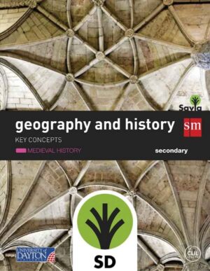 Portada del producto:  SD Alumno. Geography and history. Secondary. Savia. Key Concepts: Historia medieval