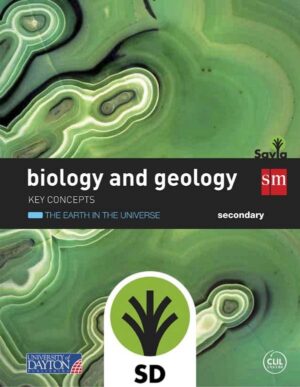 Portada del producto:  SD Alumno. Biology and geology. Secondary. Savia. Key Concepts: Earth and the universe