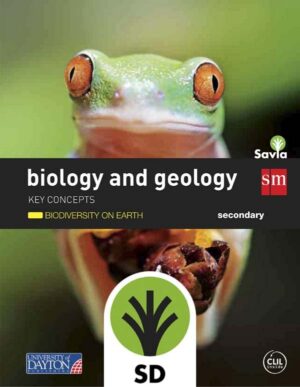 Portada del producto:  SD Alumno. Biology and geology. Secondary. Savia. Key Concepts: Biodiversity on earth