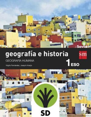 Portada del producto:  SD Alumno. Geografía e historia. 1 ESO. Savia