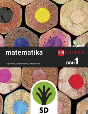 Portada del producto:  SD Alumno. Matematika. DBH 1. Bizigarri