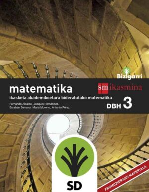 Portada del producto:  SD Alumno. Matematika. DBH 3. Bizigarri