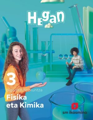 Portada del producto:  DA. Fisika eta Kimika. DBH 3. Hegan