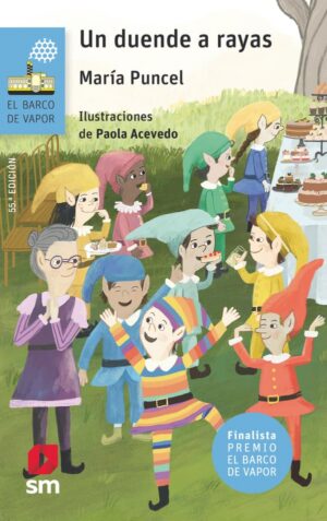 Portada del producto:  Un duende a rayas