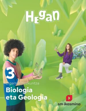 Portada del producto:  DA. Biologia eta Geologia. DBH 3. Hegan
