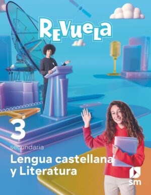 Portada del producto:  DA. Lengua Castellana y Literatura. 3 Secundaria. Revuela