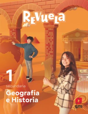 Portada del producto:  DA. Geografía e Historia. 1 Secundaria. Revuela