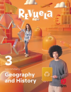 Portada del producto:  DA. Geography and History. 3 Secondary. Revuela