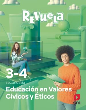 Portada del producto:  DA. Valores éticos. 3 y 4 Secundaria. Revuela