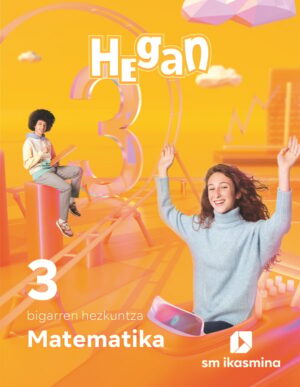 Portada del producto:  DA. Matematika. 3 DBH. Hegan