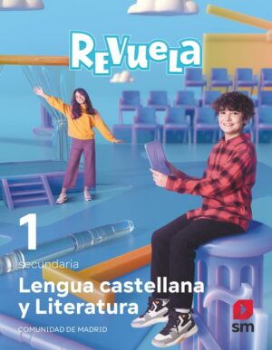 Portada del producto:  DA. Lengua Castellana y Literatura. 1 Secundaria. Revuela.