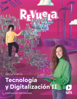Portada del producto:  DA. Tecnología y Digitalización II. 3 Secundaria. Revuela