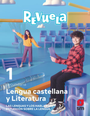 Portada del producto:  DA. Lengua Castellana y Literatura. Bloque II. Reflexión sobre la Lengua. 1 Secundaria. Revuela