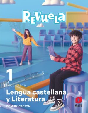 Portada del producto:  DA. Lengua Castellana y Literatura. Bloque I. Comunicación. 1 Secundaria. Revuela
