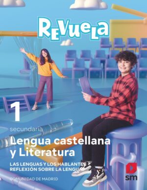Portada del producto:  DA. Lengua Castellana y Literatura. Bloque II. Reflexión sobre la Lengua. 1 Secundaria. Revuela
