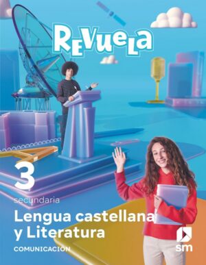 Portada del producto:  DA. Lengua Castellana y Literatura. Bloque I. Comunicación. 3 Secundaria. Revuela