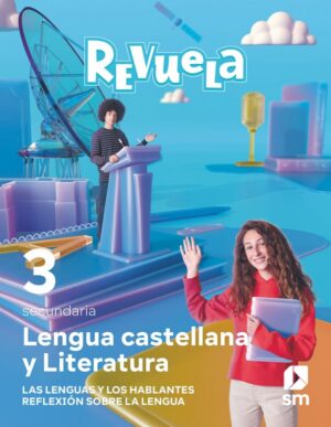 Portada del producto:  DA. Lengua Castellana y Literatura. Bloque II. Reflexión sobre la Lengua. 3 Secundaria. Revuela