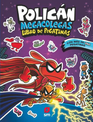 Portada del producto:  Policán Megacolegas: Libro de pegatinas
