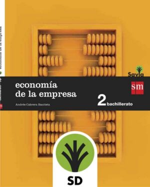 Portada del producto:  SD Alumno. Economía. 2 Bachillerato. Savia