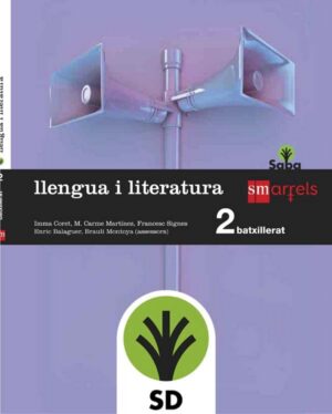 Portada del producto:  SD Alumno. Llengua i literatura. 2 Batxillerat. Saba