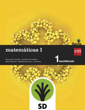 Portada del producto:  SD Alumno. Matemáticas I. 1 Bachillerato. Savia