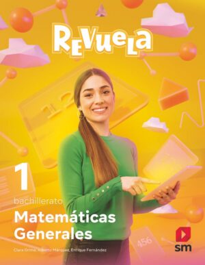 Portada del producto:  DA. Matemáticas Generales. 1 Bachillerato. Revuela
